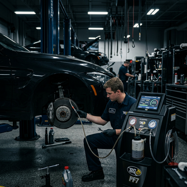 خدمة تغيير سائل الفرامل باحترافية